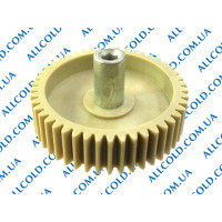 Шестерня для м'ясорубки Moulinex з мет. шток/ шестигранник зміщений D82mm (G044)