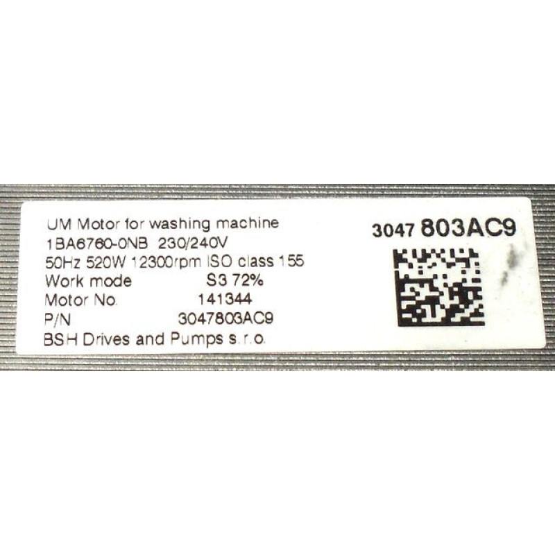 Електродвигун Bosch 141344 MTR004BO з вухом