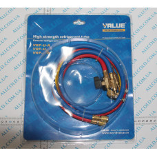 Заправний шланг VALUE R 22 -0,9м з краном Комплект 3 шт