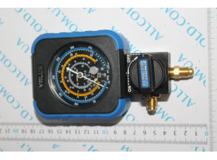 NEW 2019 Манометр. колектор одновентельний висого тиску червоний VALUE NAVTEK VRM1-B-403(механічні манометр) фреони R 22,134а,410а,407с